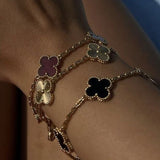 PACK OF SIX CLOVER BRACELETS