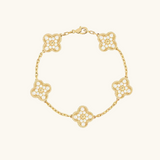 FOUR-LEAF CLOVER GOLD ZIRCON