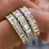 CUBIC GOLD RING