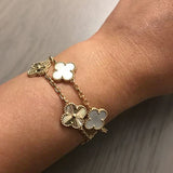 PACK OF SIX CLOVER BRACELETS